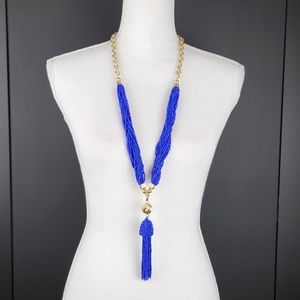💙Lilly Pulitzer Beaded Tassel Necklace💙